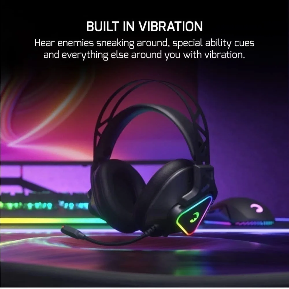 Brand New 7.1 Virtual Surround Sound Premium Gaming Headset Gamer Vibration